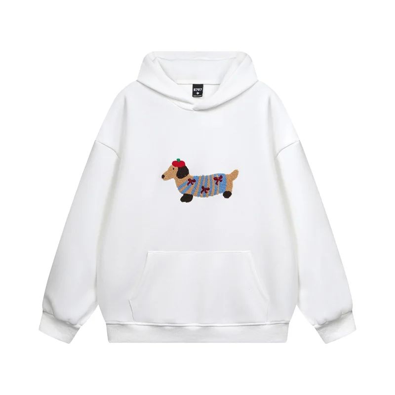 Dexter | Hoodie met Hond Print Unisex