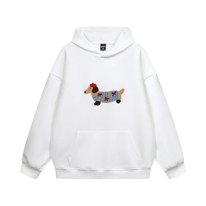 Dexter | Hoodie met Hond Print Unisex
