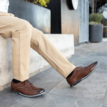 Dario | Waterafstotende Leren Veterschoenen Heren