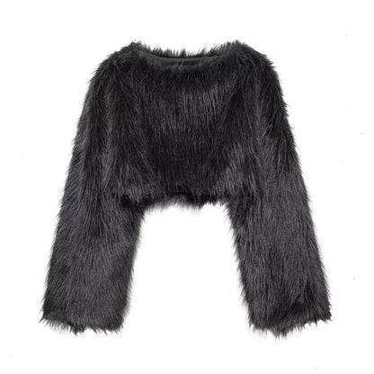 Arden | Cropped Faux Fur Jas