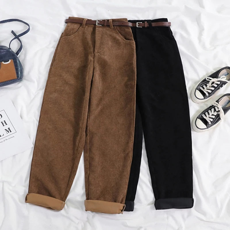 Renaya | Dames Corduroy Winterbroek Gevoerd