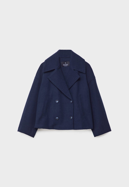 Selvya | Cropped Wollook Jas