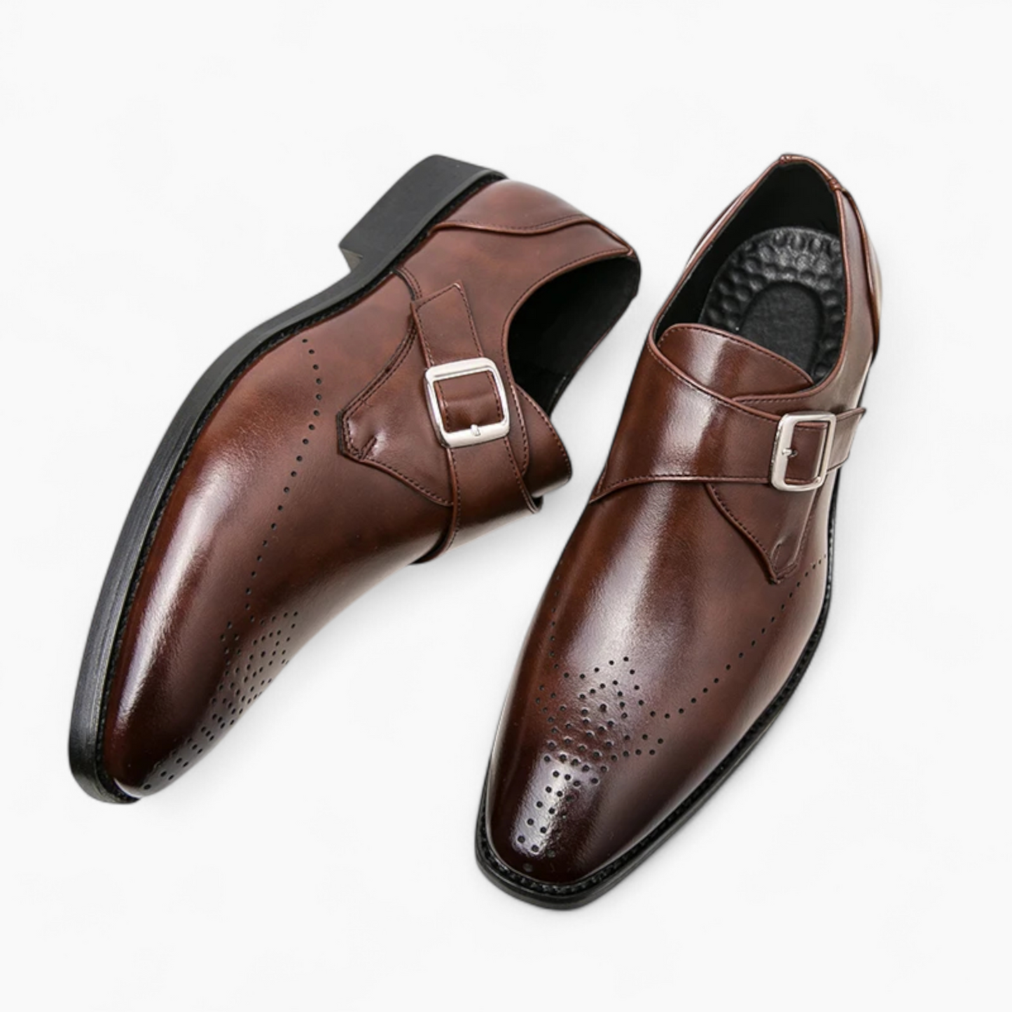 Dorian | Monk Strap Schoenen Heren Leer