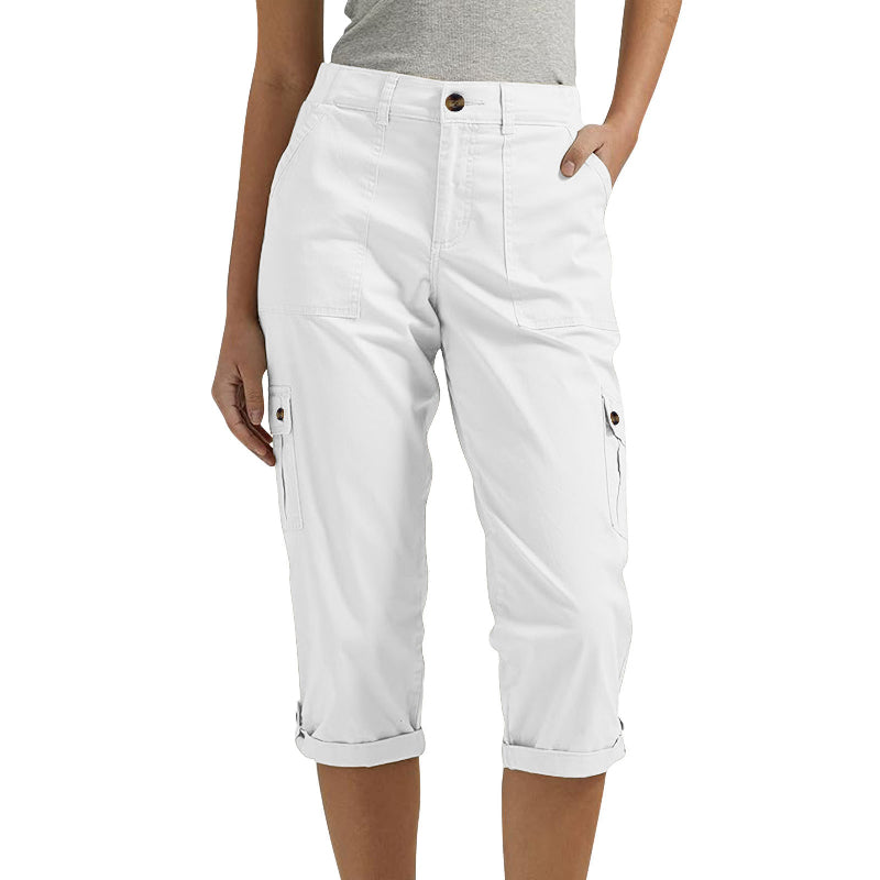 Ravina™ | Capribroek met Zakken | Luchtige 3/4 Outdoor Zomerbroek van Lichtgewicht Katoenmix
