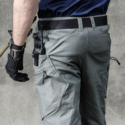 Kaelen | Grijze Cargo Broek Heren