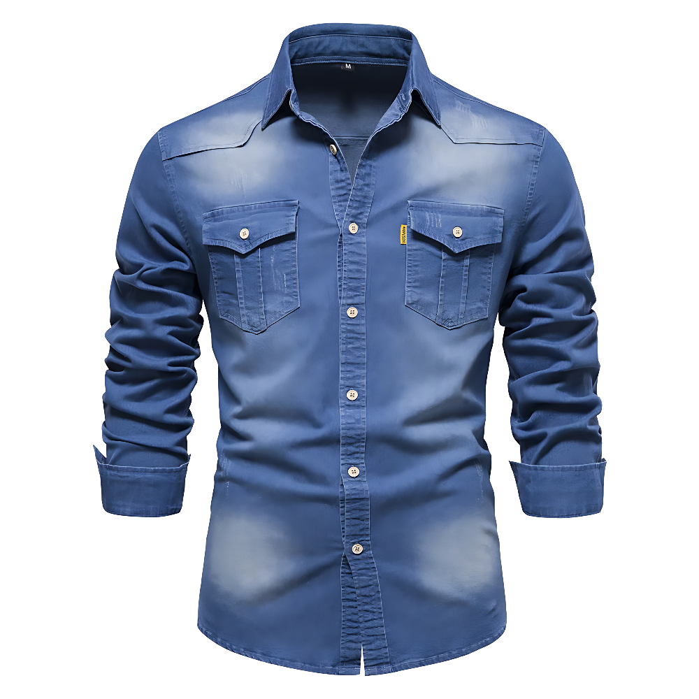 Rafael | Denim Overhemd Heren