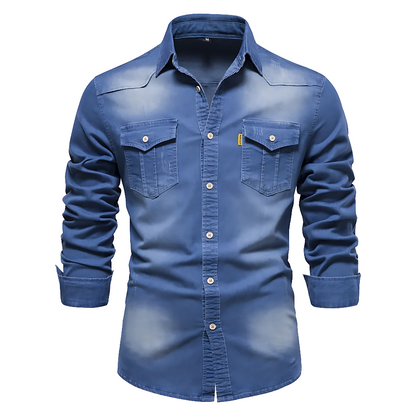 Rafael | Denim Overhemd Heren