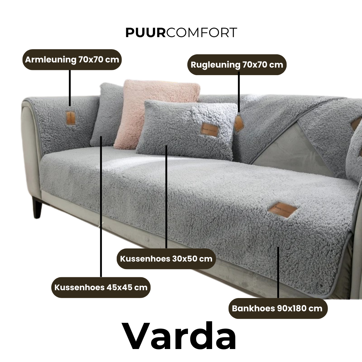 Dahlia | Fleece Sofa Coverset