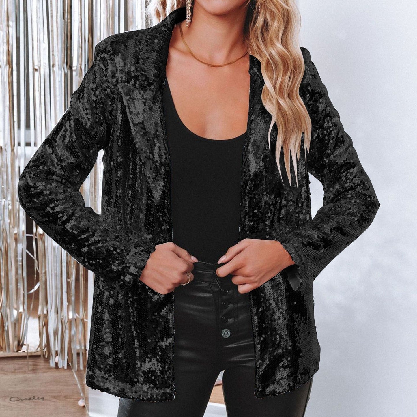 Serena | Pailletten Blazer